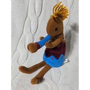 VINTAGE Kokopelli Magical Flute Player Plush Creations 9" L Stuffed Animal 1996